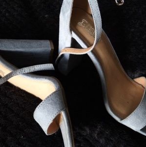 Baby Blue Strap Heels